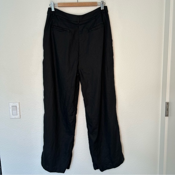 Reformation 100% linen pants black 10P - Picture 9 of 16